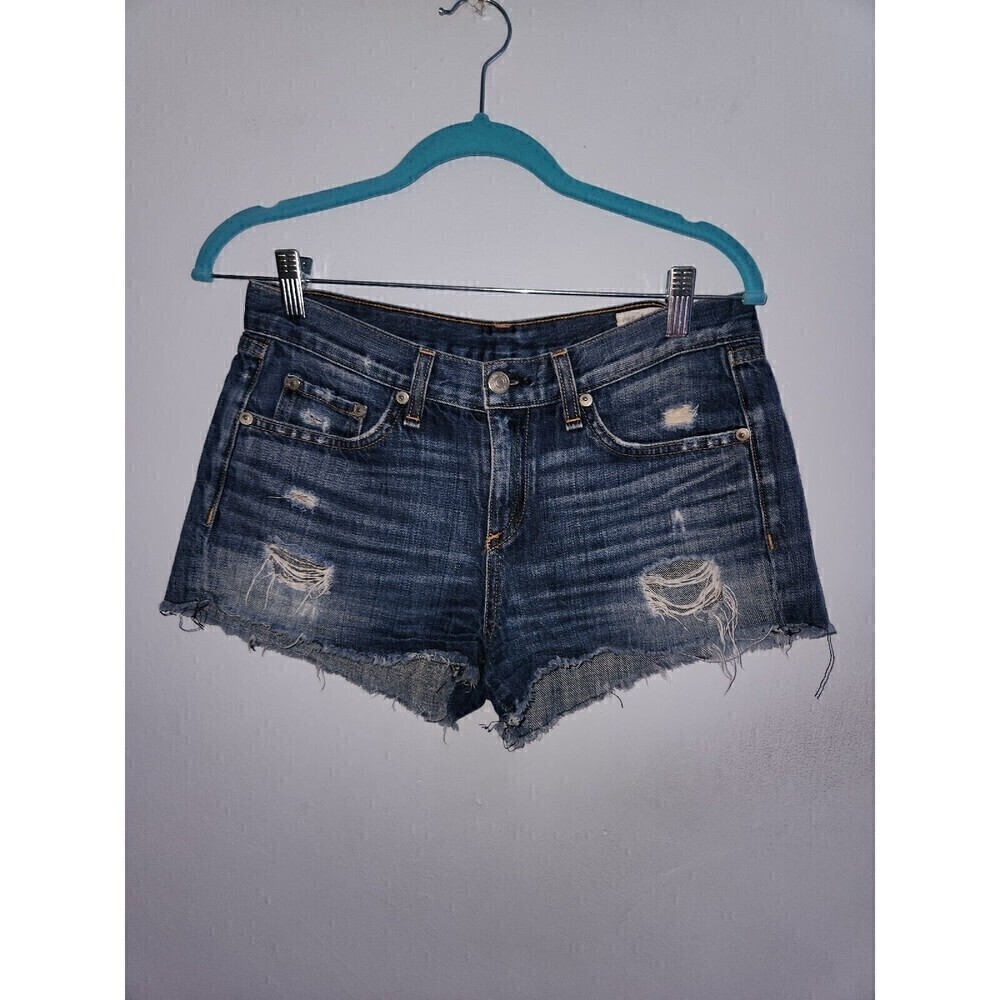 Rag & Bone Shorts Sz 26 Boyfriend Sheffield Distressed